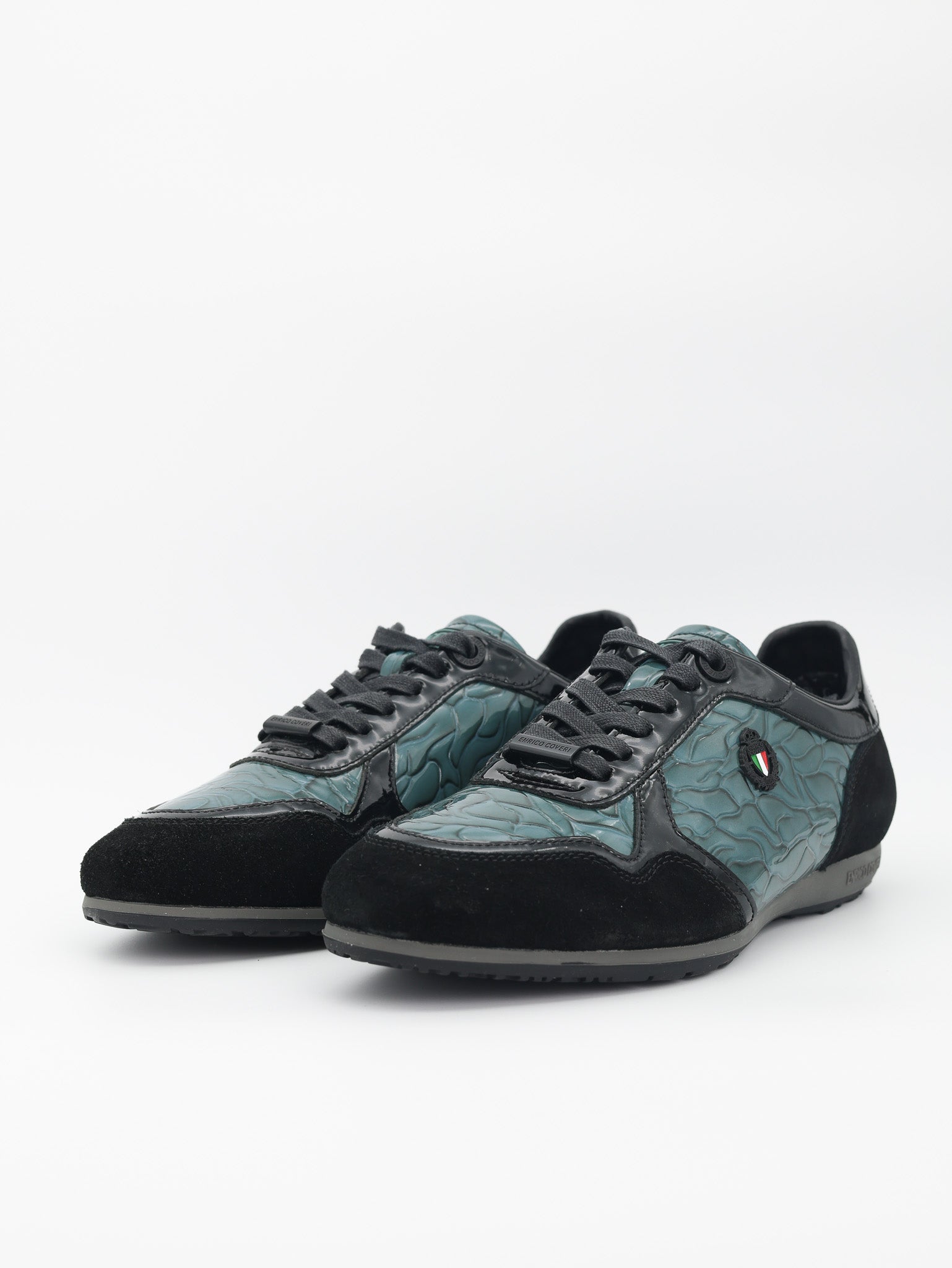 Enrico Coveri Takkies Low Teal-Black
